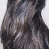 Dark Brown Hair Hairstyles With Silver Blonde Highlights (Photo 2 of 25)