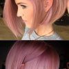 Purple-Tinted Off-Centered Bob Hairstyles (Photo 4 of 25)
