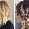Two-Tier Caramel Blonde Lob Hairstyles (Photo 16 of 25)
