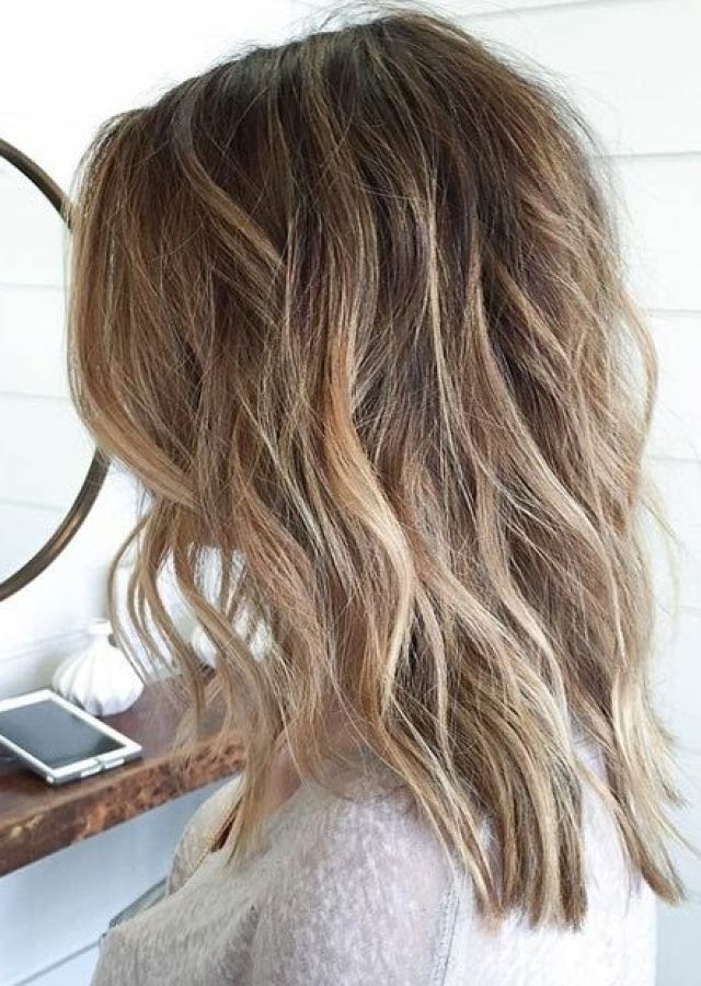 25 Ideas of Messy Blonde Lob with Lowlights