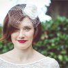 Wedding Hairstyles For Short Hair With Birdcage Veil (Photo 11 of 15)