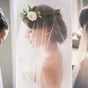 Bridal Chignon Hairstyles With Headband And Veil (Photo 13 of 25)