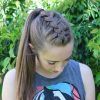 Twin Braid Updo Ponytail Hairstyles (Photo 16 of 25)
