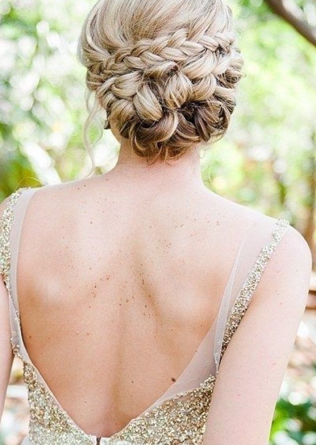 15 Best Collection of Wedding Updos for Long Hair with Braids