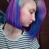 Edgy Lavender Short Hairstyles With Aqua Tones (Photo 17 of 25)