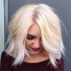 Blunt Cut White Gold Lob Blonde Hairstyles (Photo 22 of 25)