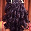Indian Wedding Reception Hairstyles For Long Hair (Photo 3 of 15)