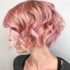 Wavy Asymmetrical Pixie Haircuts With Pastel Red (Photo 10 of 26)