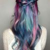 Cotton Candy Colors Blend Mermaid Braid Hairstyles (Photo 14 of 25)