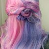 Cotton Candy Colors Blend Mermaid Braid Hairstyles (Photo 3 of 25)