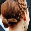 Diagonal Braid And Loose Bun Hairstyles For Prom (Photo 15 of 25)