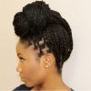Updo Hairstyles With 2-Strand Braid And Curls (Photo 8 of 25)