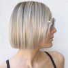 One Length Short Blonde Bob Hairstyles (Photo 5 of 25)