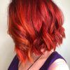 Bright Red Bob Hairstyles (Photo 17 of 25)