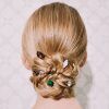 Blinged Out Bun Updo Hairstyles (Photo 11 of 25)