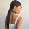Low Pony Hairstyles With Bangs (Photo 22 of 25)