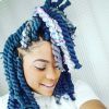 Blue And White Yarn Hairstyles (Photo 16 of 25)