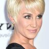 Side Parted White Blonde Pixie Bob Haircuts (Photo 23 of 25)