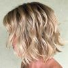 Angled Wavy Lob Blonde Hairstyles (Photo 22 of 25)