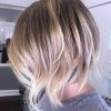 Two-Tier Caramel Blonde Lob Hairstyles (Photo 22 of 25)