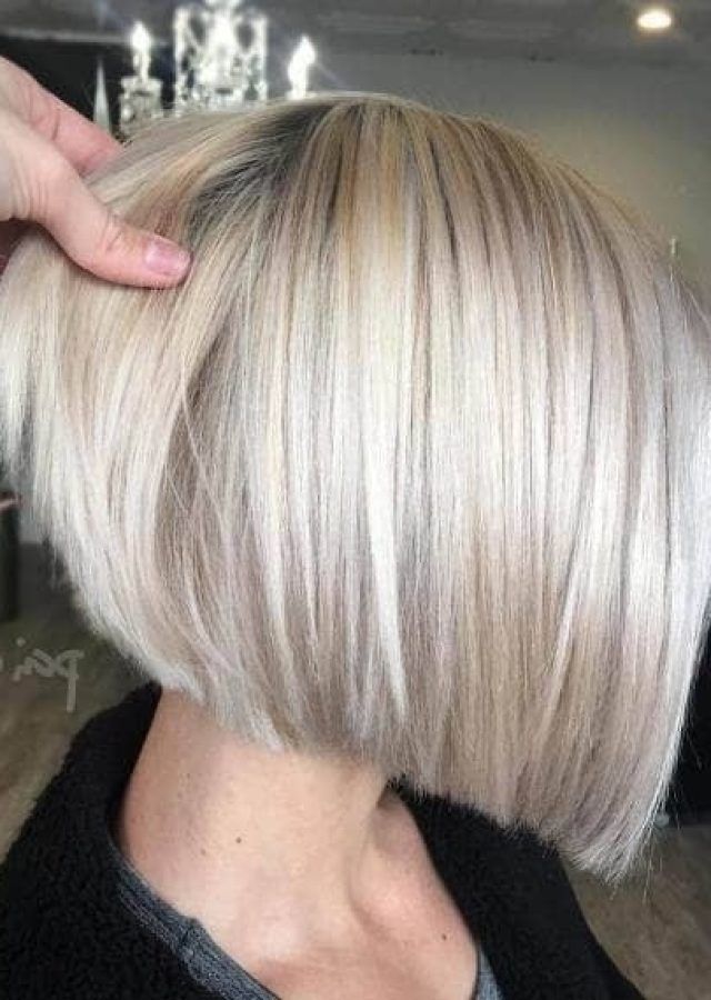 25 Best Collection of Trendy Angled Blonde Haircuts
