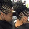 Ponytail Braid Hairstyles With Thin And Thick Cornrows (Photo 9 of 25)