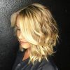 Angled Wavy Lob Blonde Hairstyles (Photo 2 of 25)