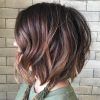Sexy Tousled Wavy Bob For Brunettes (Photo 7 of 25)