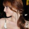 Ginger Highlights Ponytail Hairstyles With Side Bangs (Photo 7 of 25)