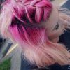 Cotton Candy Colors Blend Mermaid Braid Hairstyles (Photo 17 of 25)
