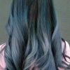 Black And Denim Blue Waves Hairstyles (Photo 7 of 25)