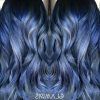 Black And Denim Blue Waves Hairstyles (Photo 23 of 25)