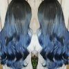 Black And Denim Blue Waves Hairstyles (Photo 18 of 25)