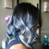 Black And Denim Blue Waves Hairstyles (Photo 11 of 25)