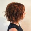 Loosely Waved Messy Brunette Bob Hairstyles (Photo 25 of 25)