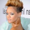 Rihanna Black Curled Mohawk Hairstyles (Photo 5 of 25)