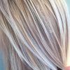 White Blonde Hairstyles For Brown Base (Photo 19 of 25)