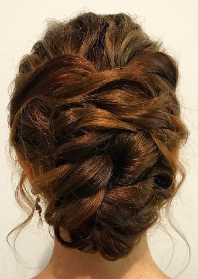 Top 25 of Messy Woven Updo Hairstyles for Mother of the Bride