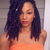 Side-Parted Loose Cornrows Braided Hairstyles (Photo 10 of 25)