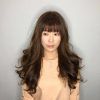 Long Permed Hair With Bangs (Photo 12 of 25)