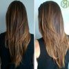 Waist-Length Brunette Hairstyles With Textured Layers (Photo 1 of 25)