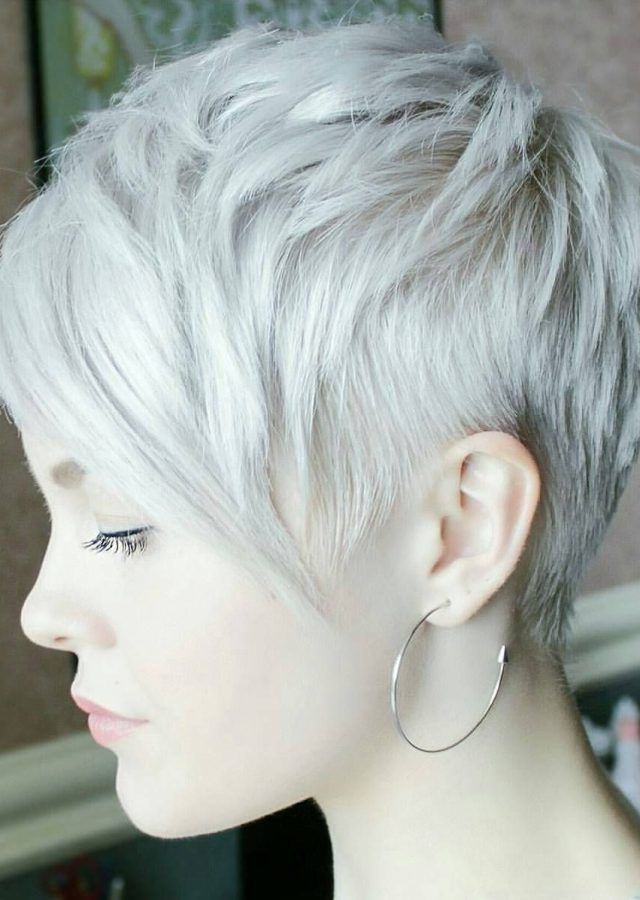 15 Collection of Gray Blonde Pixie Haircuts