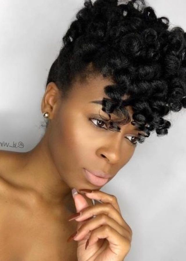 15 Best Black Curly Hair Updo Hairstyles