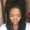 Black Shoulder Length Braids With Accents (Photo 7 of 25)