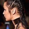 Wrapped Ponytail With In-Front-Of-The-Ear Braids (Photo 8 of 15)