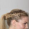 Lustrous Blonde Updo Ponytail Hairstyles (Photo 18 of 25)