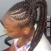 Chunky Black Ghana Braids Ponytail Hairstyles (Photo 10 of 25)