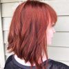Medium-Length Red Hairstyles With Fringes (Photo 13 of 25)
