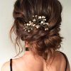 Messy Buns Updo Bridal Hairstyles (Photo 8 of 25)