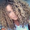 Curls And Blonde Highlights Hairstyles (Photo 2 of 25)